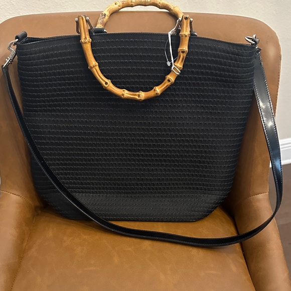 Gucci Black Tote with Bamboo Handle - Picture 1 of 4